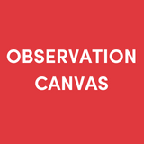 Square observation canvas